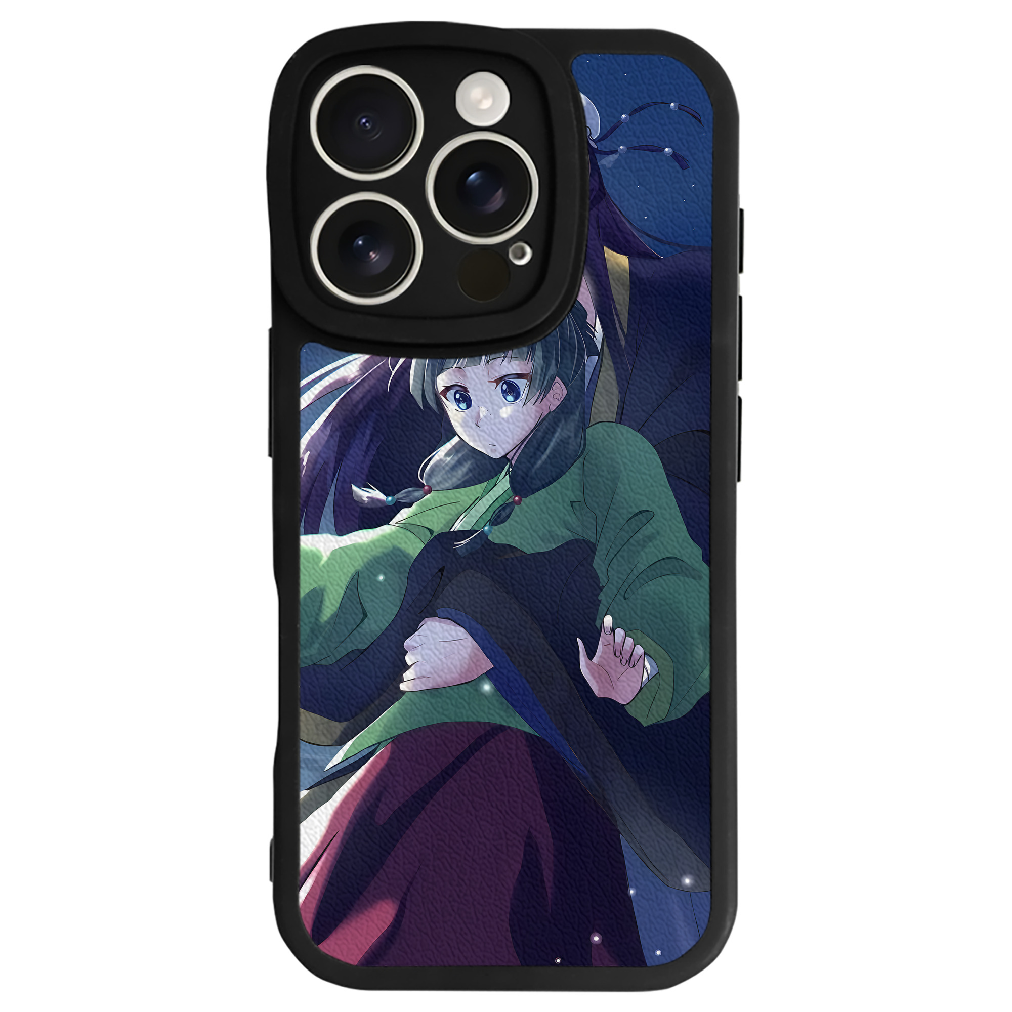 （画像用） 薬屋のひとりごと The Apothecary Diaries 【iPhone 16シリーズ対応】シリコンスマホケース（レザー調） 材質：シリコン